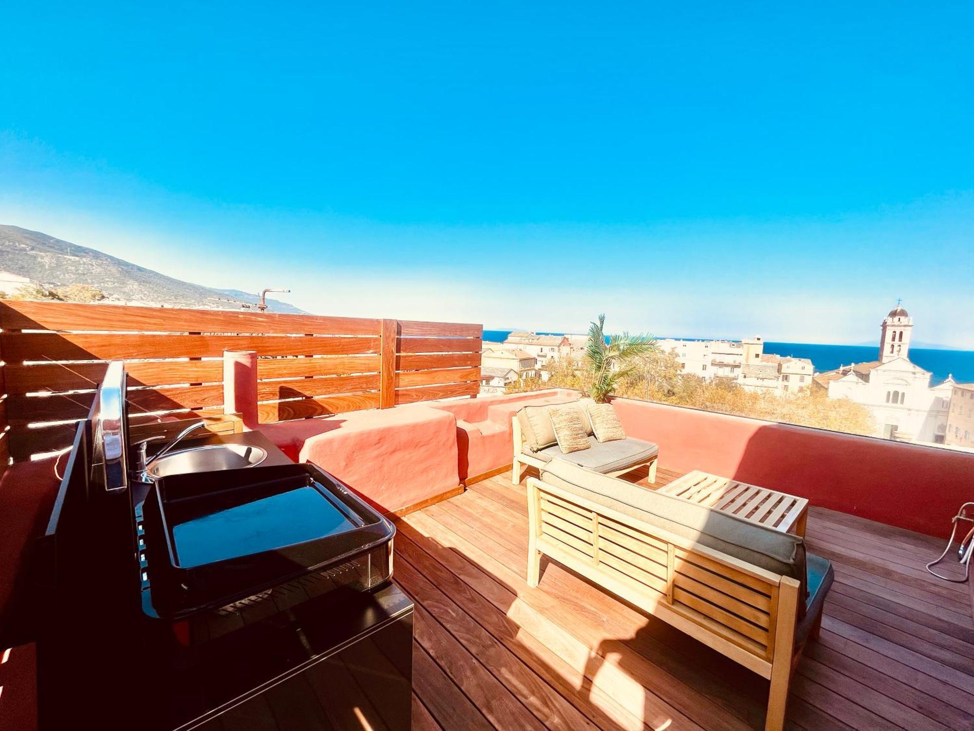 Pepites Bastiaises Piazza D'A Appartement Roof Top Vue Mer Coventry Exterior foto